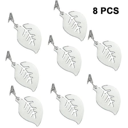 8 stk. Borddukvekter Klips Rustfritt Stål Bordduk Henger Former