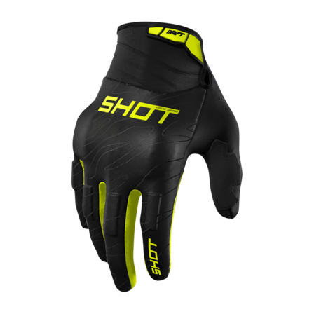 Mănuși Motocross Shot Drift galben neon L