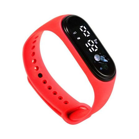 Student elektronisk watch Digital watch RÖD