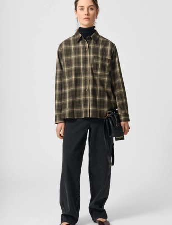 Lovechild 1979 Elotta Shirt - Khaki green - 40