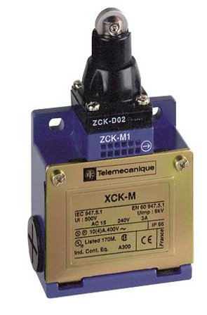 Telemecanique XCKM102 Grensebryter 1 Åp + 1 Luk Rullekam, Elfordeling & strømforsyning