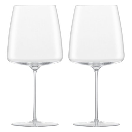 Zwiesel Simplify Fruity & Delicate rødvinsglas 74 cl, 2-pak - Klar | KitchenOne