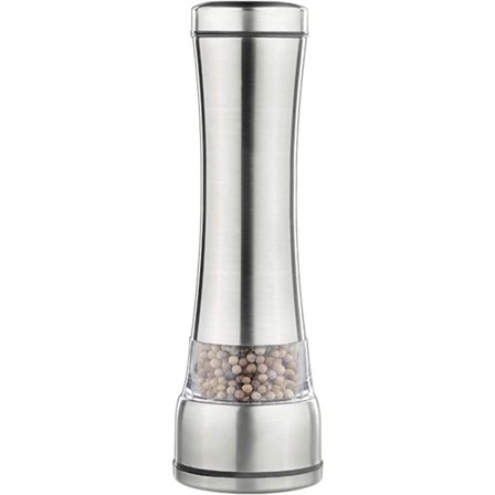 2 stk. salt- og peberkværne, bordsaltkværne med justerbare keramiske grove krydderikværne, rustfri kværnsæt til madlavning i køkkenet