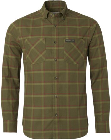 Chevalier Willow Flannel Shirt Men Rowan Green Checked