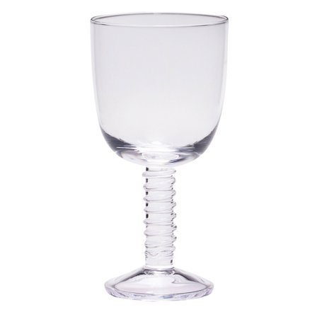 Hübsch Clink valkoviinilasi, kirkas