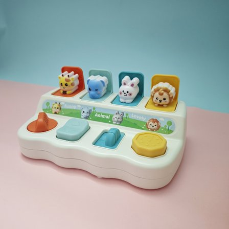 Gemmeleg Knapkasse Legetøj, et Pædagogisk Kontaktlegetøj.