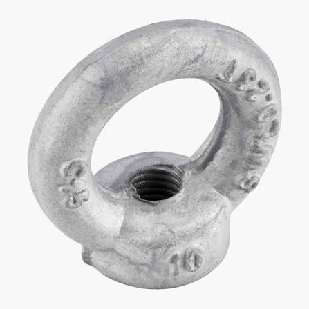 Ringmutter M10 4 st.