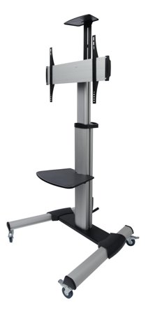 Deltaco Office vogn - for LCD-skjerm - grå