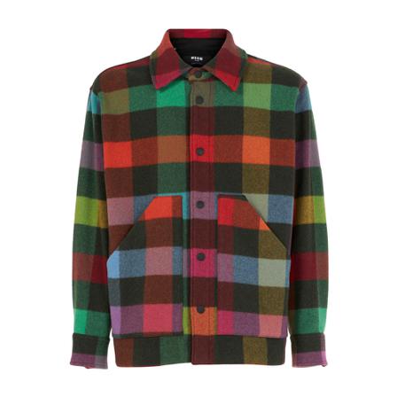 Msgm Casual Shirts Rød, Herre Skjorter