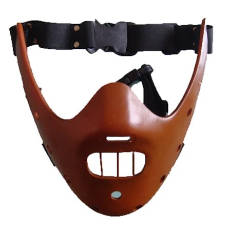 Halloween maske Silence of the Lambs Hannibal maske cosplay rekvisitter sminke skrekk demon morder