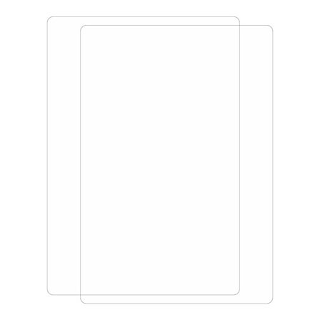 2 st tablett skärmskydd 2.5D bågkant sömlös passform känslig 10,2 tum härdat glasfilm för IOS Pad 7 8 9
