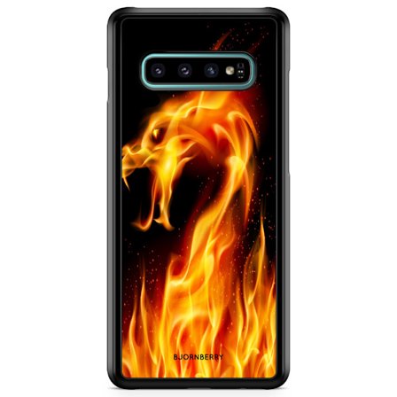 Bjornberry Skal Samsung Galaxy S10 Plus - Flames Dragon