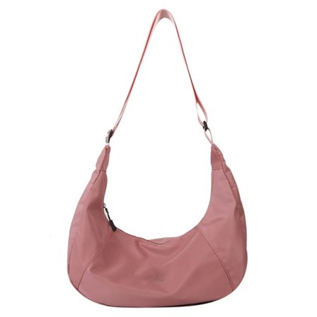 Enkel axelväska enkel stilren livlig färg justerbar rem canvas koreansk axelväska för utflykt dejting resor Fri storlek