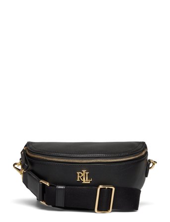 Lauren Ralph Lauren Leather Marcy Belt Bag - Black - ONE SIZE