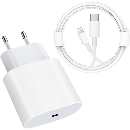 Ny produkt, snabbladdare - 20W PD Snabbladdare Med 6ft C Till Lightning Kabel Typ C Laddare Adapter, Universal För Iphone Universal Ipad
