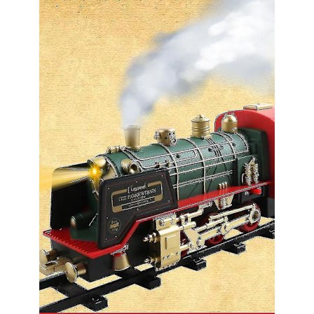 Bedst sælgende toglegesæt, elektrisk tog, med fjernbetjening, damplamper og lyde