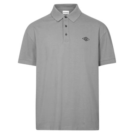 Han Kjøbenhavn Polo Shirt Short Sleeve Grå, Herre