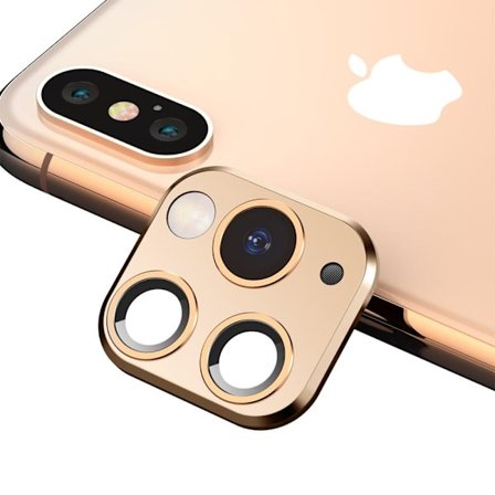 iPhone 11 Pro Max Look-alike Kameralins för iPhone XS Max - Guld
