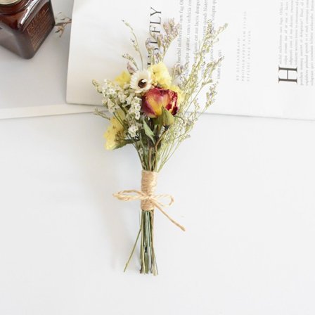 Evig Blomst Tørket Blomst Festival Gave Mini Liten Blomsterbukett Aromaterapi Flaske Brystblomst