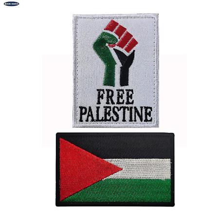 2 kpl Palestiinan lippu - Armband - Tarrakiinnitys - Reppuun - Vapaa Palestiina