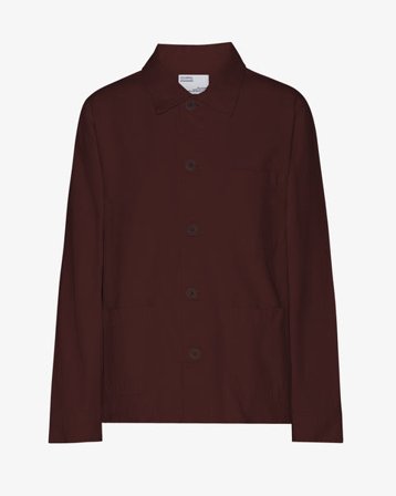 Organic Workwear Jacket - Oxblood Red - Female - XL