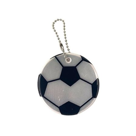 Reflekterende nøglering vedhæng Fodboldmønster Reflektor Nøgleringe Synlig Sikkerhed