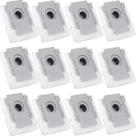 12-pack dammsugarpåsar kompatibla med iRobot Roomba I & S-serien I7 I7+/plus