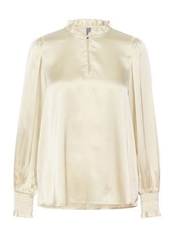 Cusanne Blouse Bluse Langermet Creme Culture*Betinget Tilbud