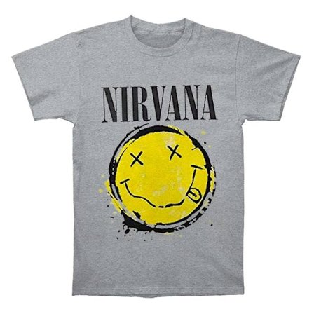 Nirvana Smiley Splat T-skjorte