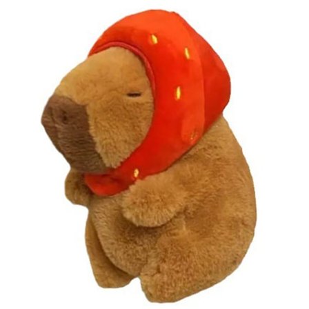 Sød Lille Tegneserie Capybara Plushie Behagelig Plysfyldning Pude Gave Til Fødselsdag Jul