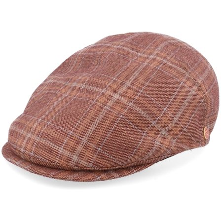 Mayser - Braun Flatcap Cap - Sidney Como Brown Flat Cap @ Hatstore