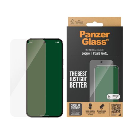Panzer Google Pixel 9 Pro XL | Ultra-Wide Fit Screen Protector PanzerGlass - High quality tempered glass screen protector