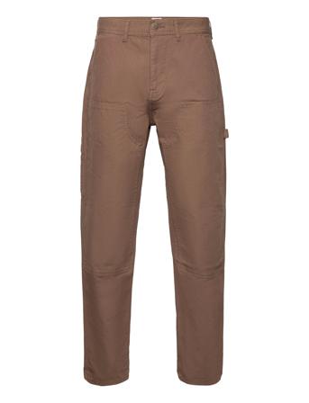 Pannelled Carpenter Bottoms Trousers Cargo Pants Brown Lee Jeans