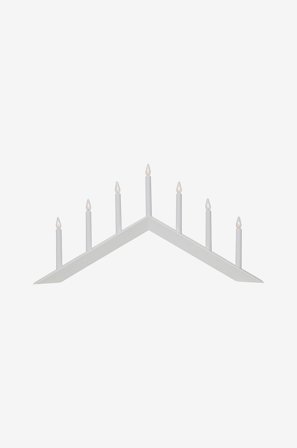 Jotex - Lysestake Arrow Hvit - Kjøp Adventsstaker hos Jotex