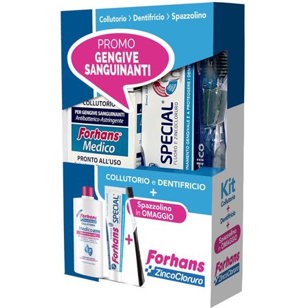 Forhans Kit Gengive Sanguinanti Dentifricio 75ml+Collutorio
