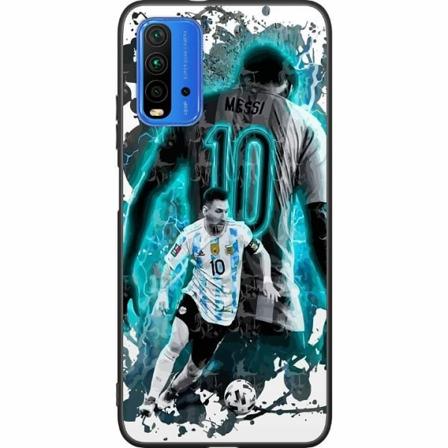 Xiaomi Redmi 9t Svart Skal Messi