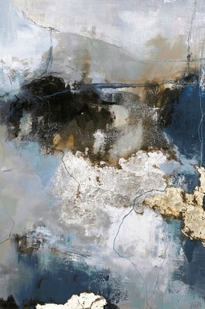 Malerifabrikken - Bilde Waterfall - Blå - Bilder & skilt - 90X120 - Fra Homeroom