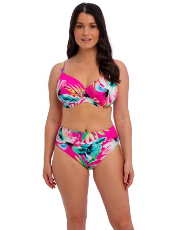 Fantasie Carabelita Uw Gathered Full Cup Bikini Top - Pink - E x 75