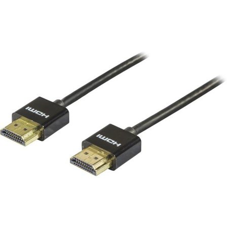 Deltaco HDMI-1092 - HDMI-kabel med Ethernet - 2 m