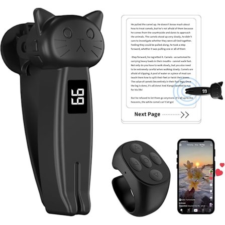 Fjärrkontroll sidvändare för Kindle Paperwhite Oasis Kobo Tillbehör Läsning Romaner & eReaders Kamera med videoinspelning Fjärrkontroll