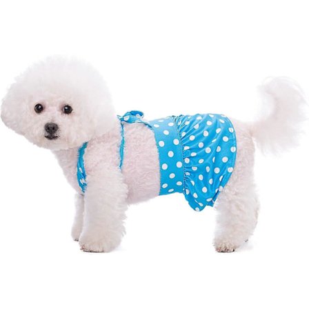 Baddräkt för husdjur, blommönstrad hundbaddräkt, sommarklänning för husdjur, strandkläder för kattvalp, små hundar