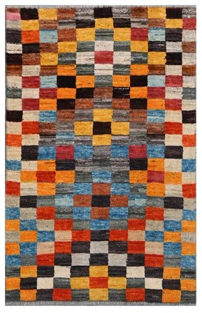 91X145 Tapis Moroccan Berber - Afghanistan Moderne Noir/Marron (Laine, Afghanistan) Carpetvista