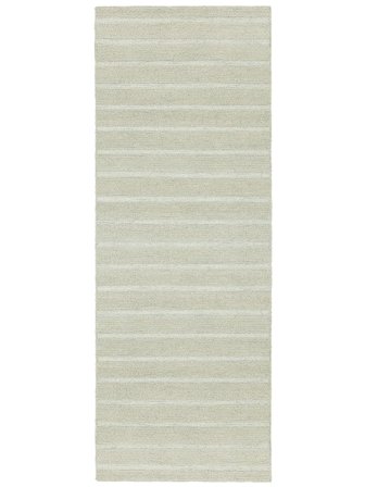 Petit Ribbone Tapis - Vert 80X250 Laine, Dans Le Style Scandinave
