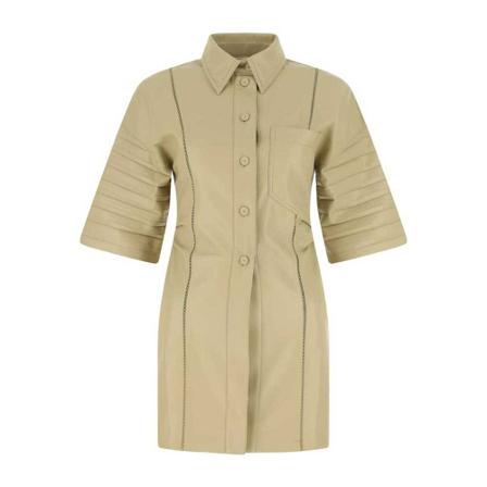 Nanushka, Short Dresses Beige, Dames, Maat:S