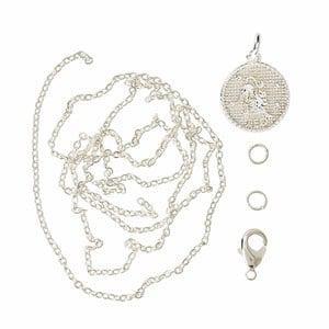 Me & My Box Silver Leo Zodiac Pendant Set One Size - Stationery - One size - Silver - Jewelries & Jewel-case