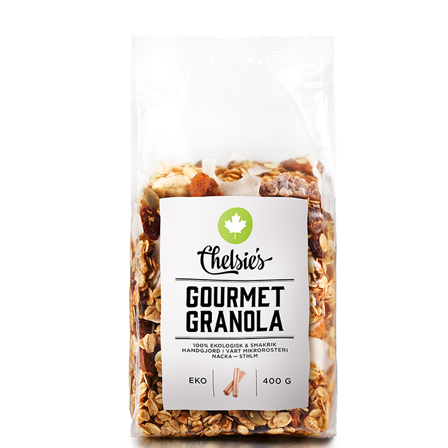 Chelsie s Organic Gourmet Prod Gourmet Granola 400 g