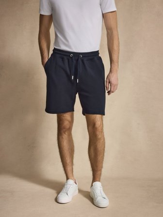 John Henric Men's Short de Sport Bleu Marine Size XXL