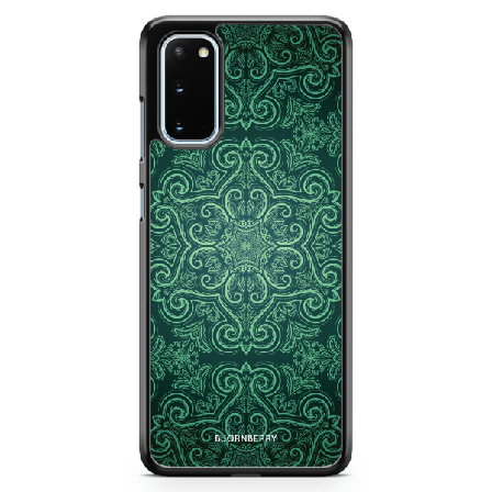 Bjornberry Skal Samsung Galaxy S20 - Grön Retromönster