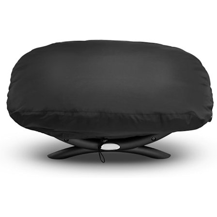 Grilltrekk for Weber Baby Q Q100 Q120 og Q1000 gassgriller utendørs grilltrekk svart