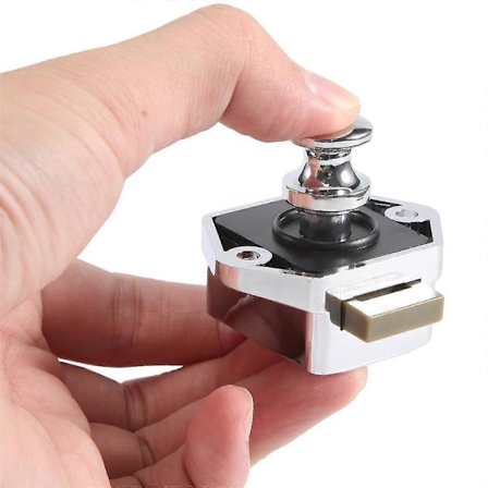 10 stk. trykknapp nøkkelfri lås lås skap campingvogn lås for RV skuff skapdører tykkelse 1